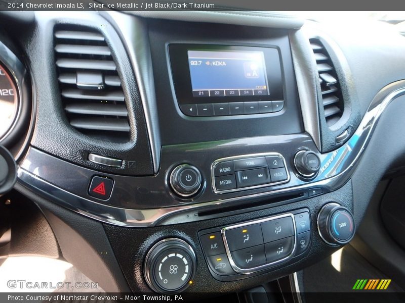 Silver Ice Metallic / Jet Black/Dark Titanium 2014 Chevrolet Impala LS