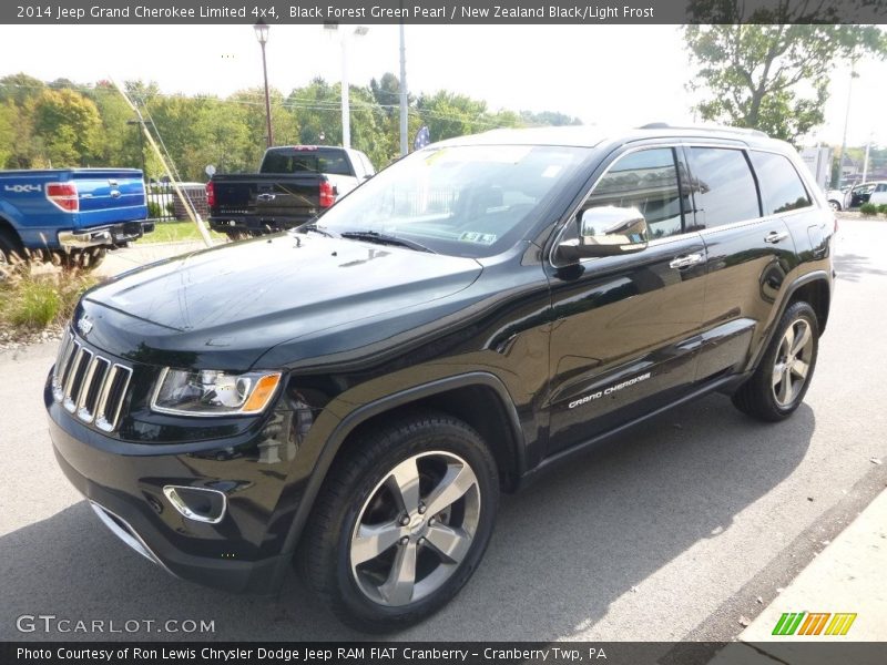 Black Forest Green Pearl / New Zealand Black/Light Frost 2014 Jeep Grand Cherokee Limited 4x4