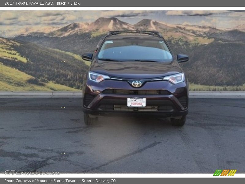 Black / Black 2017 Toyota RAV4 LE AWD