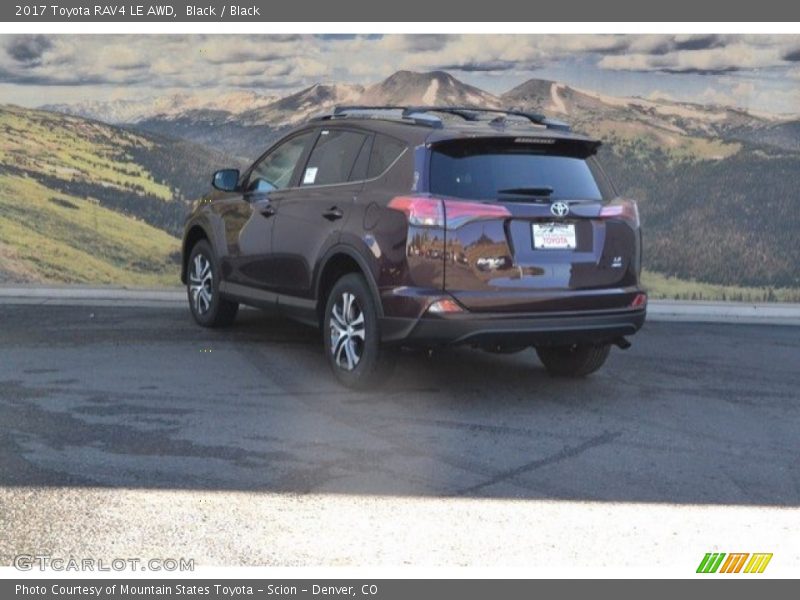Black / Black 2017 Toyota RAV4 LE AWD