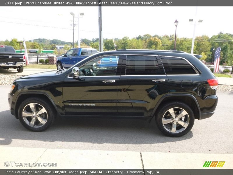 Black Forest Green Pearl / New Zealand Black/Light Frost 2014 Jeep Grand Cherokee Limited 4x4