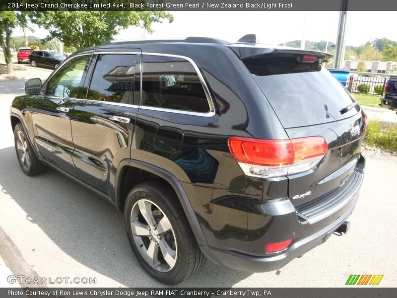 Black Forest Green Pearl / New Zealand Black/Light Frost 2014 Jeep Grand Cherokee Limited 4x4