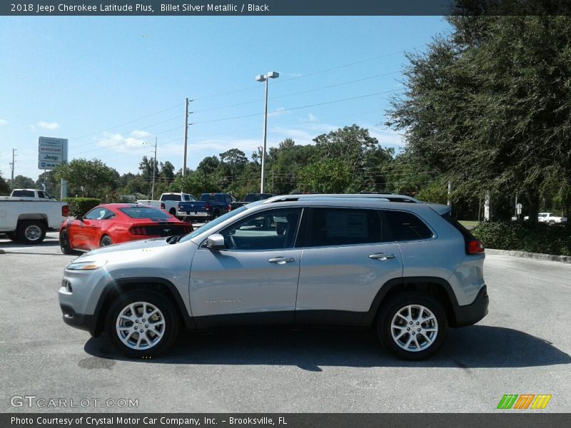 Billet Silver Metallic / Black 2018 Jeep Cherokee Latitude Plus
