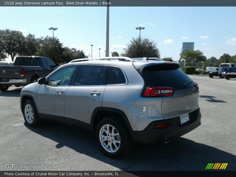 Billet Silver Metallic / Black 2018 Jeep Cherokee Latitude Plus
