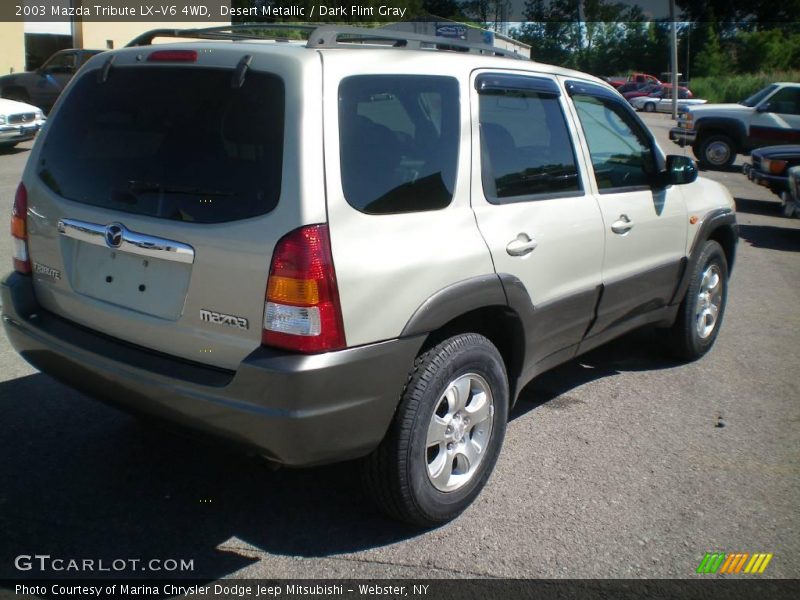 Desert Metallic / Dark Flint Gray 2003 Mazda Tribute LX-V6 4WD