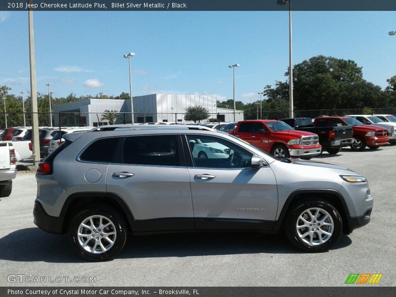 Billet Silver Metallic / Black 2018 Jeep Cherokee Latitude Plus