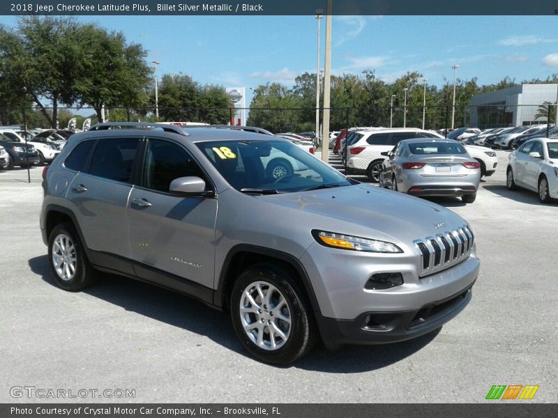 Billet Silver Metallic / Black 2018 Jeep Cherokee Latitude Plus