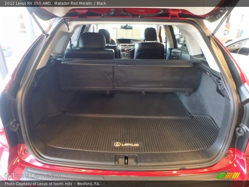 Matador Red Metallic / Black 2012 Lexus RX 350 AWD