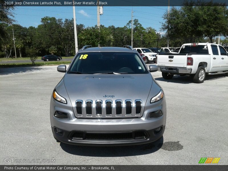 Billet Silver Metallic / Black 2018 Jeep Cherokee Latitude Plus
