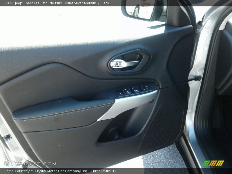 Billet Silver Metallic / Black 2018 Jeep Cherokee Latitude Plus