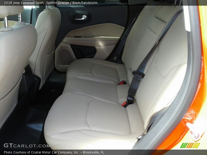 Spitfire Orange / Black/Sandstorm 2018 Jeep Compass Sport