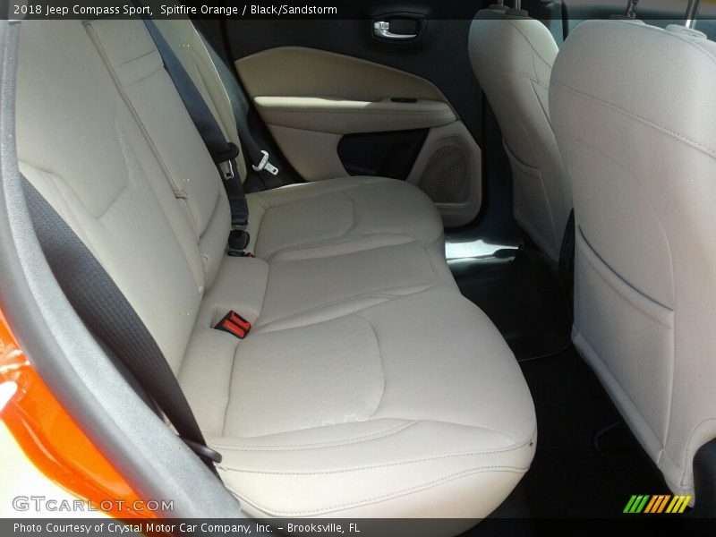 Spitfire Orange / Black/Sandstorm 2018 Jeep Compass Sport