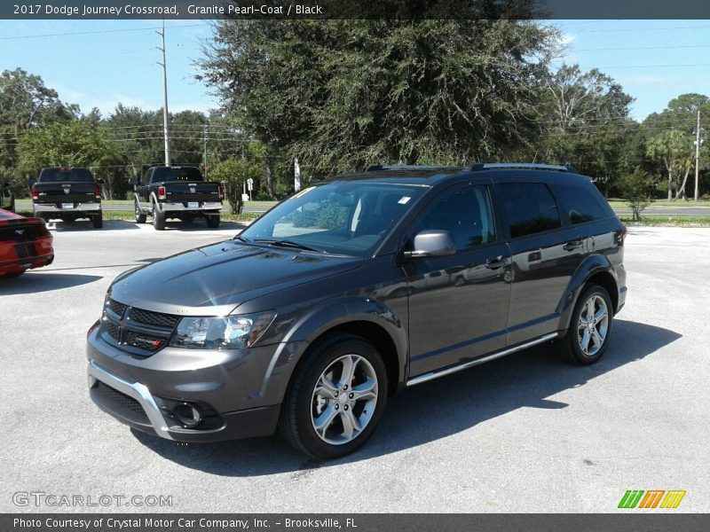 Granite Pearl-Coat / Black 2017 Dodge Journey Crossroad