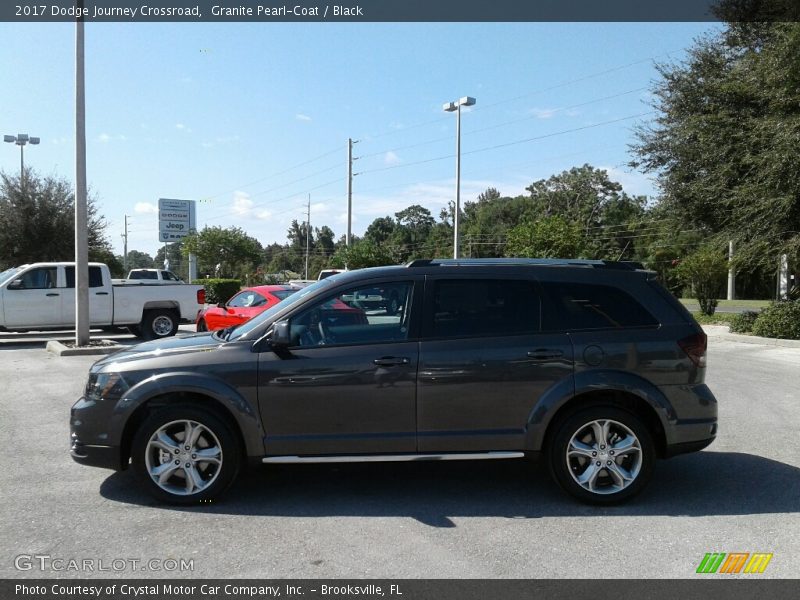 Granite Pearl-Coat / Black 2017 Dodge Journey Crossroad