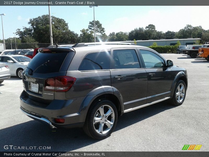 Granite Pearl-Coat / Black 2017 Dodge Journey Crossroad