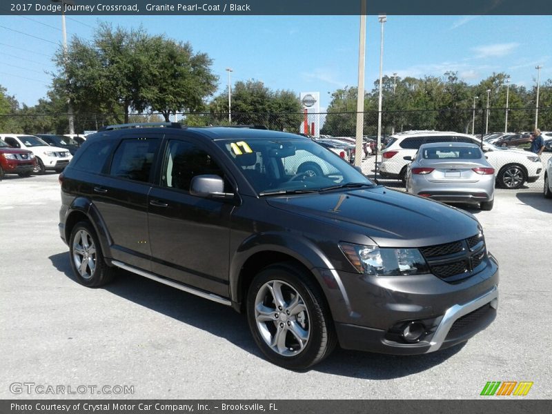 Granite Pearl-Coat / Black 2017 Dodge Journey Crossroad