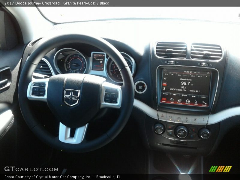 Granite Pearl-Coat / Black 2017 Dodge Journey Crossroad