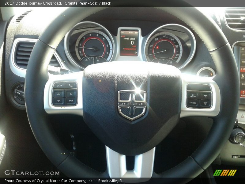 Granite Pearl-Coat / Black 2017 Dodge Journey Crossroad
