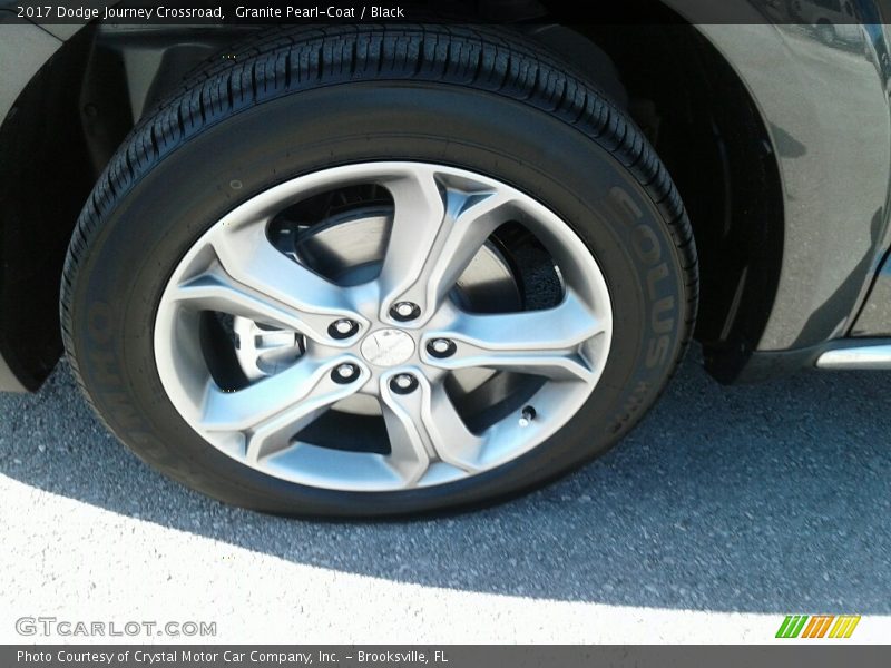 Granite Pearl-Coat / Black 2017 Dodge Journey Crossroad