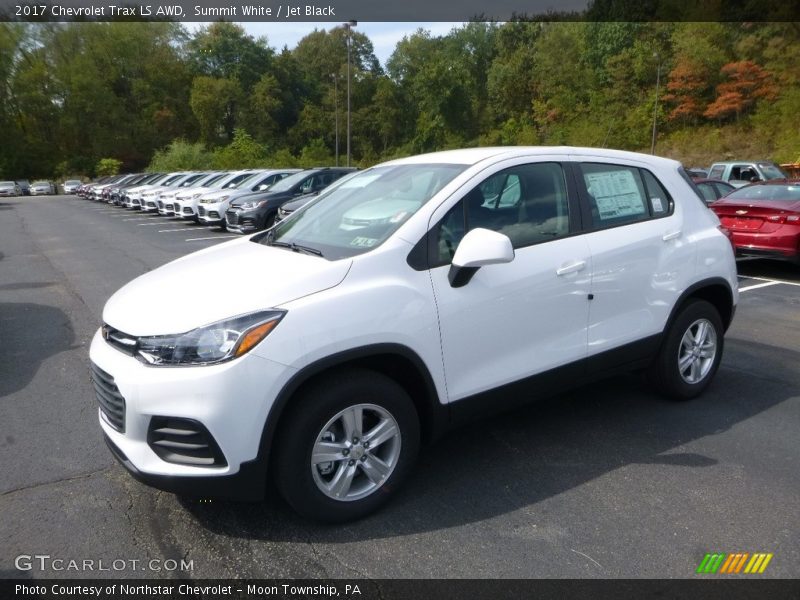 Summit White / Jet Black 2017 Chevrolet Trax LS AWD
