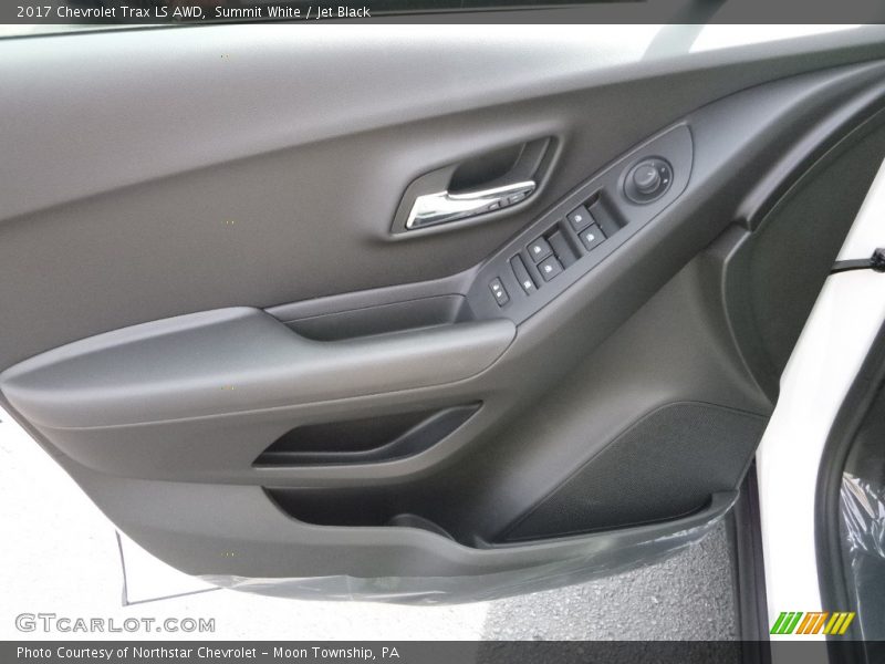 Summit White / Jet Black 2017 Chevrolet Trax LS AWD