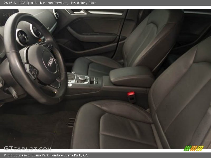 2016 A3 Sportback e-tron Premium Black Interior