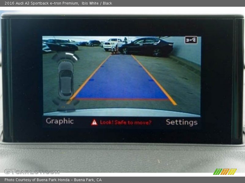 Ibis White / Black 2016 Audi A3 Sportback e-tron Premium