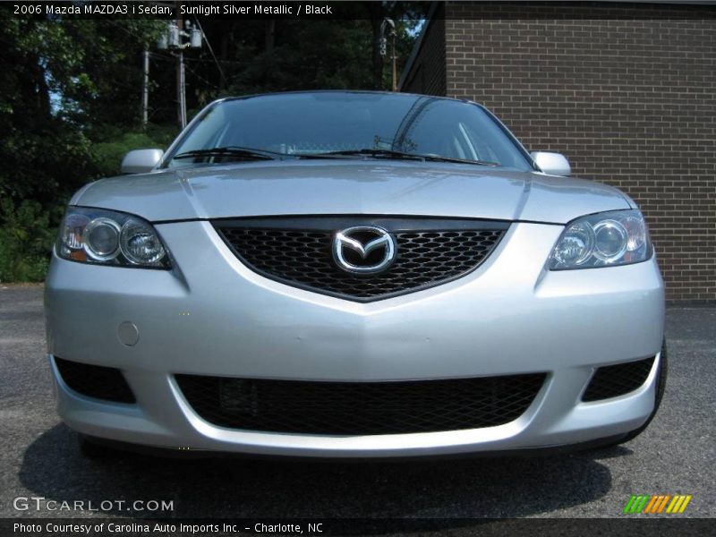 Sunlight Silver Metallic / Black 2006 Mazda MAZDA3 i Sedan