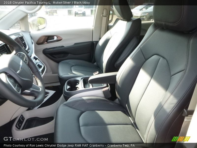 Molten Silver / Black/Alloy 2018 Chrysler Pacifica Touring L