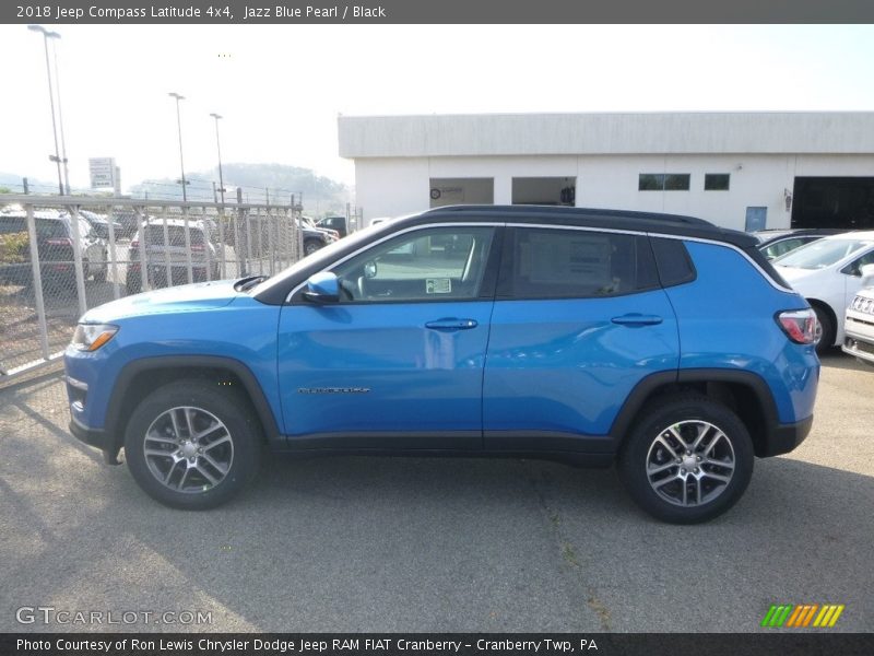 Jazz Blue Pearl / Black 2018 Jeep Compass Latitude 4x4