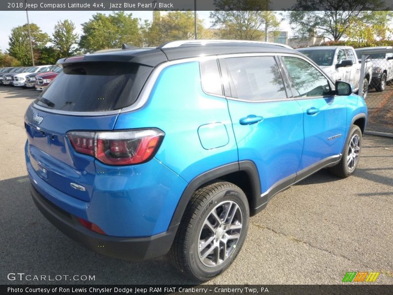 Jazz Blue Pearl / Black 2018 Jeep Compass Latitude 4x4