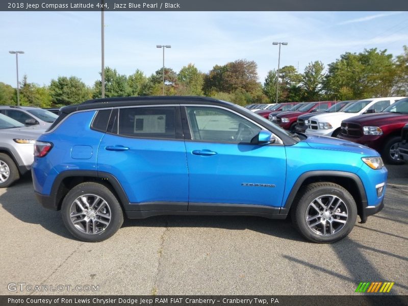 Jazz Blue Pearl / Black 2018 Jeep Compass Latitude 4x4