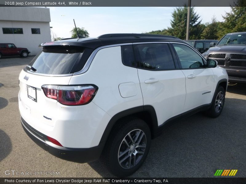 White / Black 2018 Jeep Compass Latitude 4x4
