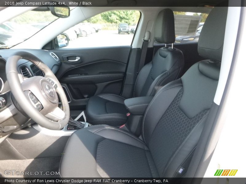 White / Black 2018 Jeep Compass Latitude 4x4