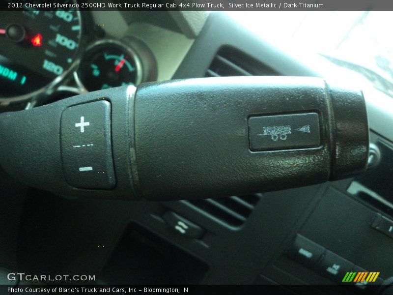 Silver Ice Metallic / Dark Titanium 2012 Chevrolet Silverado 2500HD Work Truck Regular Cab 4x4 Plow Truck
