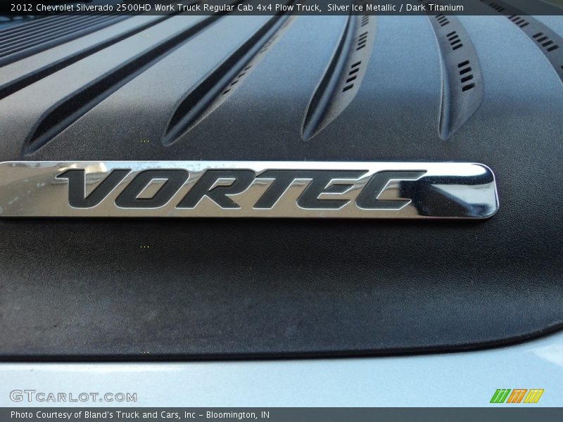 Silver Ice Metallic / Dark Titanium 2012 Chevrolet Silverado 2500HD Work Truck Regular Cab 4x4 Plow Truck
