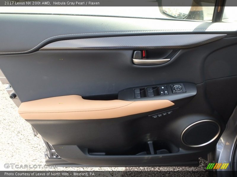 Nebula Gray Pearl / Flaxen 2017 Lexus NX 200t AWD
