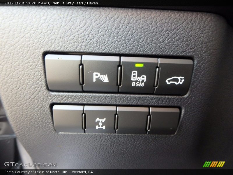 Nebula Gray Pearl / Flaxen 2017 Lexus NX 200t AWD