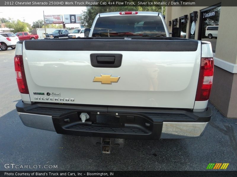 Silver Ice Metallic / Dark Titanium 2012 Chevrolet Silverado 2500HD Work Truck Regular Cab 4x4 Plow Truck