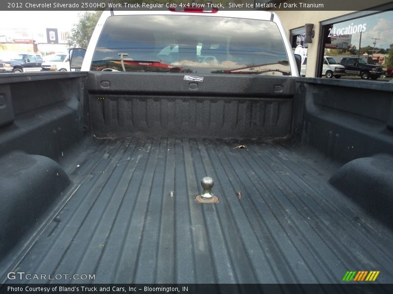 Silver Ice Metallic / Dark Titanium 2012 Chevrolet Silverado 2500HD Work Truck Regular Cab 4x4 Plow Truck