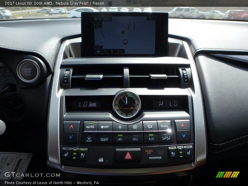 Nebula Gray Pearl / Flaxen 2017 Lexus NX 200t AWD