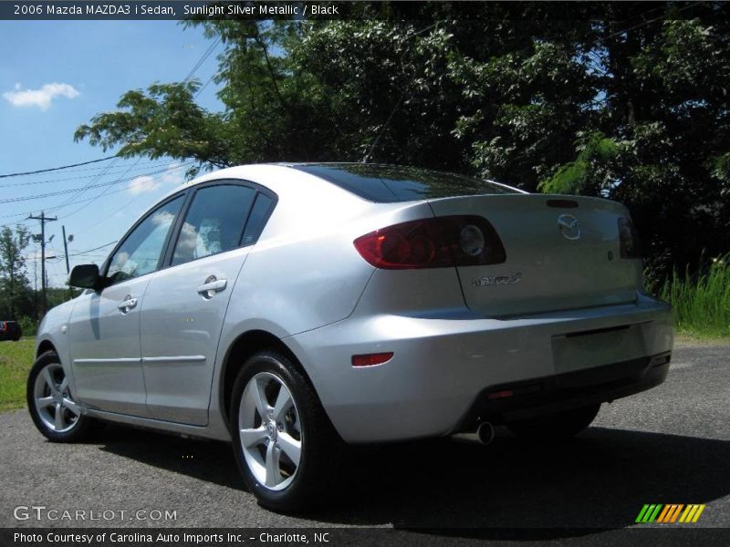 Sunlight Silver Metallic / Black 2006 Mazda MAZDA3 i Sedan