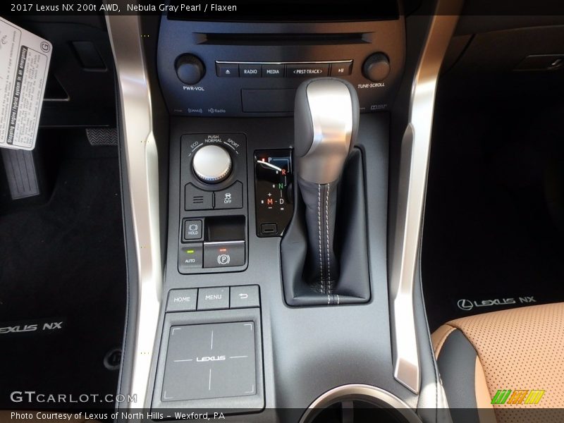 Nebula Gray Pearl / Flaxen 2017 Lexus NX 200t AWD