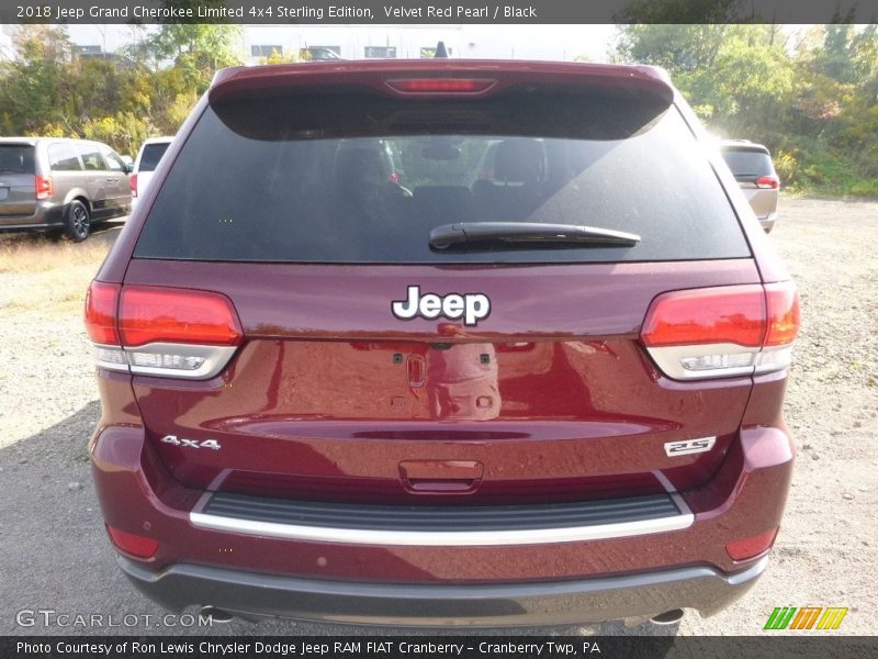 Velvet Red Pearl / Black 2018 Jeep Grand Cherokee Limited 4x4 Sterling Edition