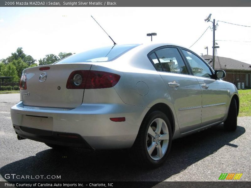 Sunlight Silver Metallic / Black 2006 Mazda MAZDA3 i Sedan