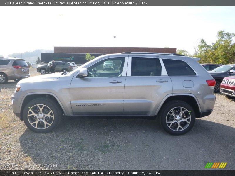 Billet Silver Metallic / Black 2018 Jeep Grand Cherokee Limited 4x4 Sterling Edition