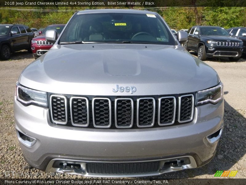 Billet Silver Metallic / Black 2018 Jeep Grand Cherokee Limited 4x4 Sterling Edition