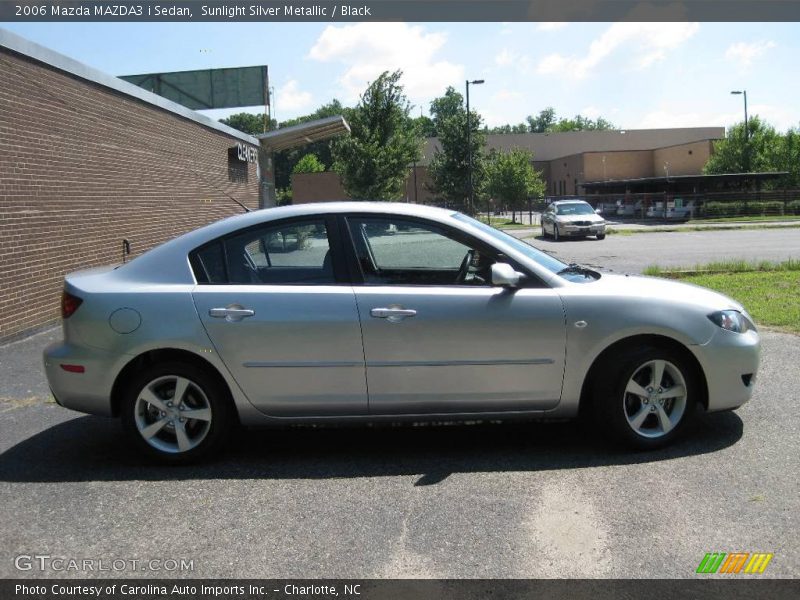 Sunlight Silver Metallic / Black 2006 Mazda MAZDA3 i Sedan