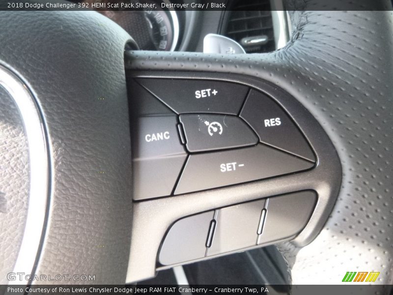 Destroyer Gray / Black 2018 Dodge Challenger 392 HEMI Scat Pack Shaker