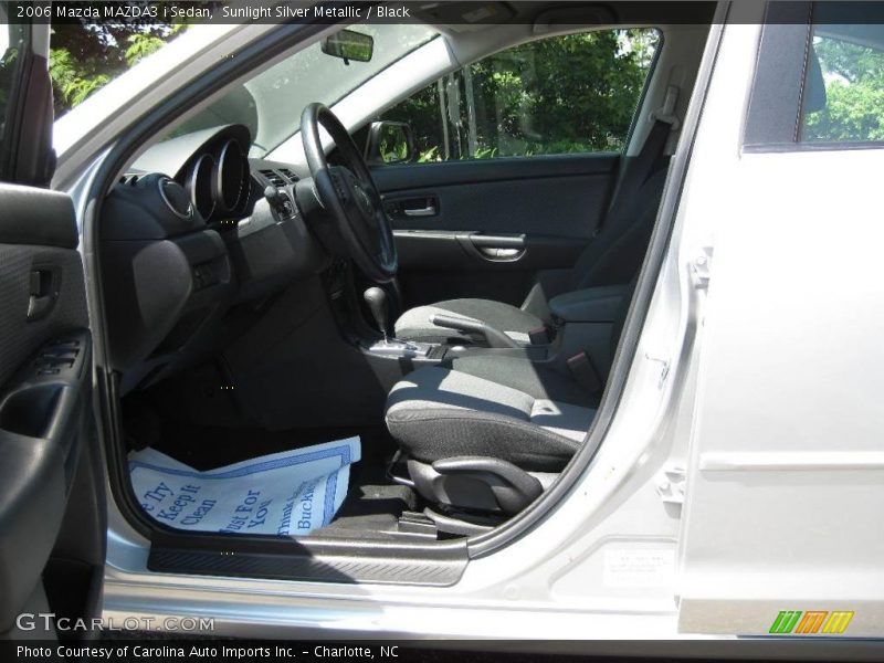 Sunlight Silver Metallic / Black 2006 Mazda MAZDA3 i Sedan